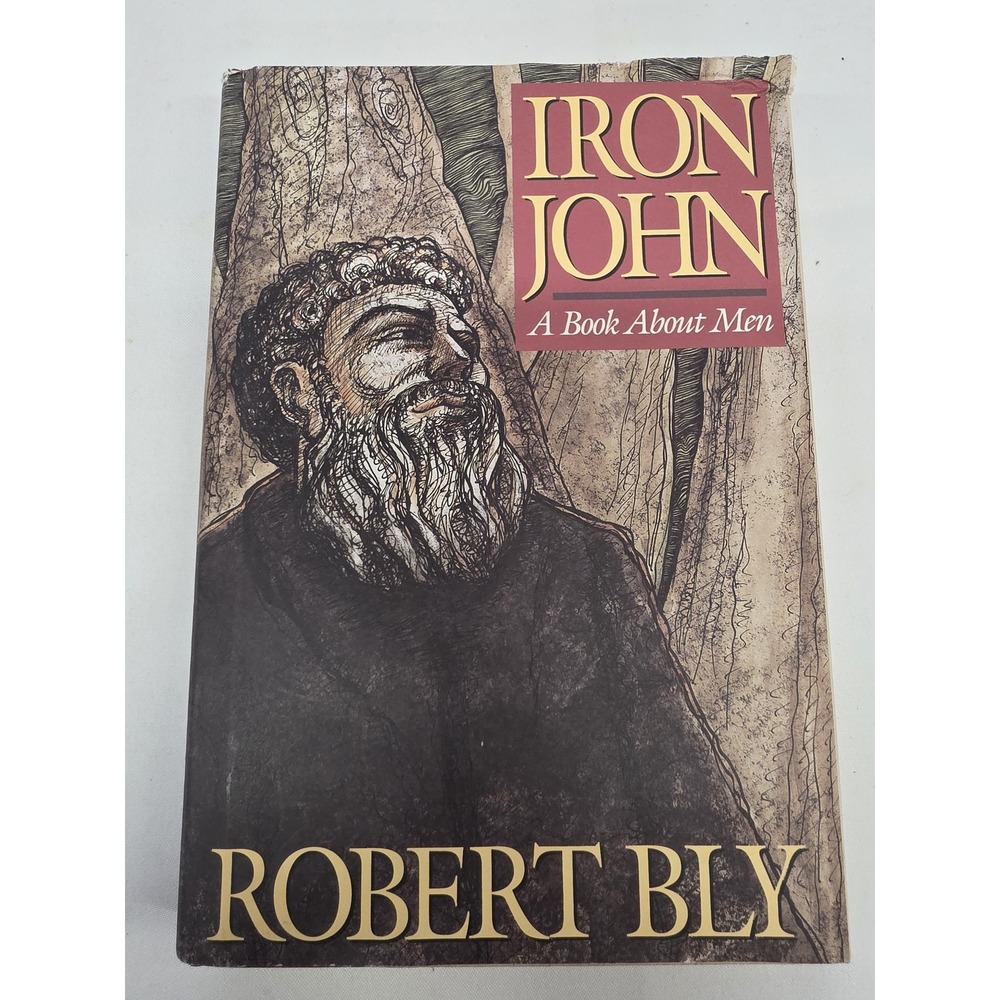 Robert Bly Iron John A Book About Men 1990 Addison-Wesley Hardcover DJ 4th
